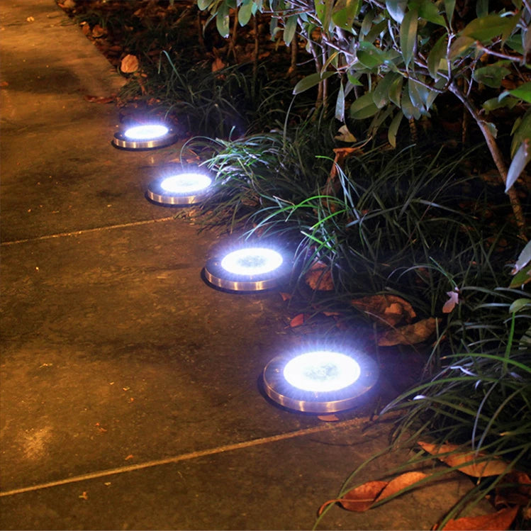 4-Pack Solcellsdriven Marklampa med 20 LED