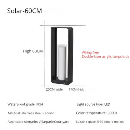 Modern Solcellsdriven LED-lampa – Kvalitetsbelysning