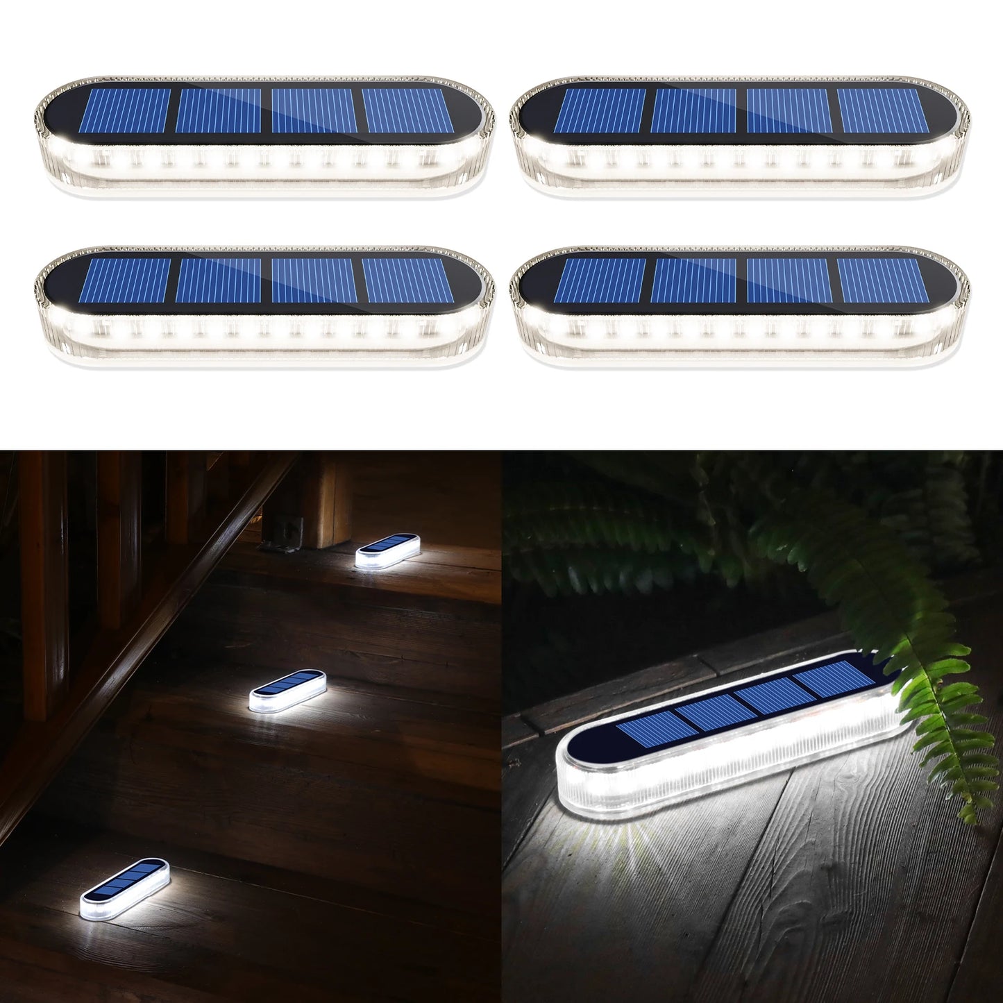 Solcellsdrivna Lampor – 4-pack LED-lampor