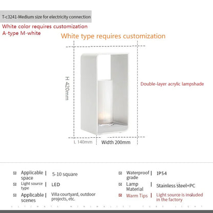 Modern Solcellsdriven LED-lampa – Kvalitetsbelysning