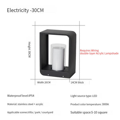 Modern Solcellsdriven LED-lampa – Kvalitetsbelysning