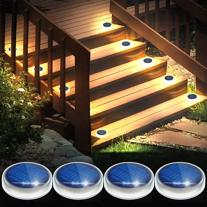 Solcellsdrivna Deck Lights – IP68 Vattentät