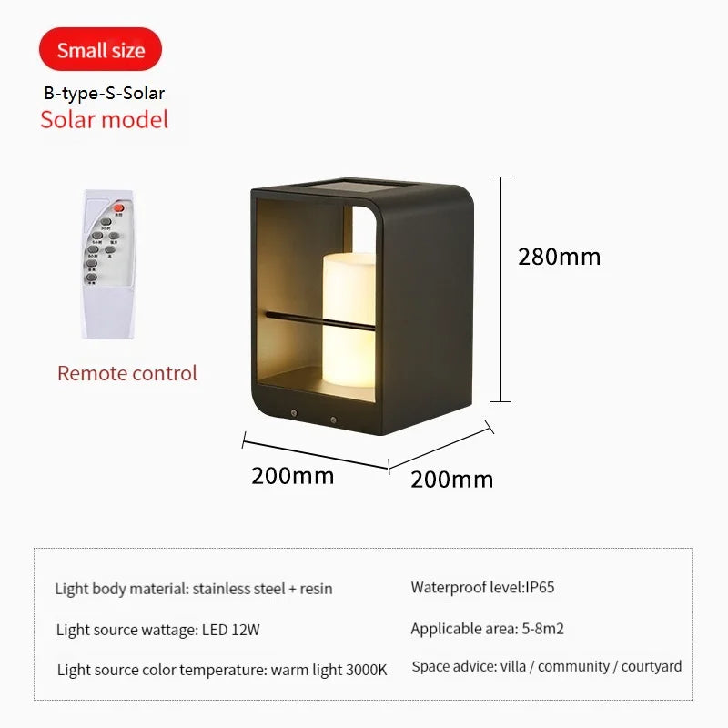 Modern Solcellsdriven LED-lampa – Kvalitetsbelysning