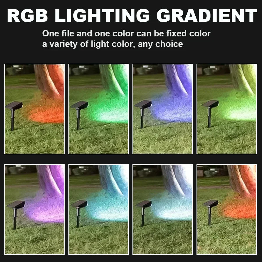 SHOW TIME - Solcellsdriven RGB Spotlightlampa