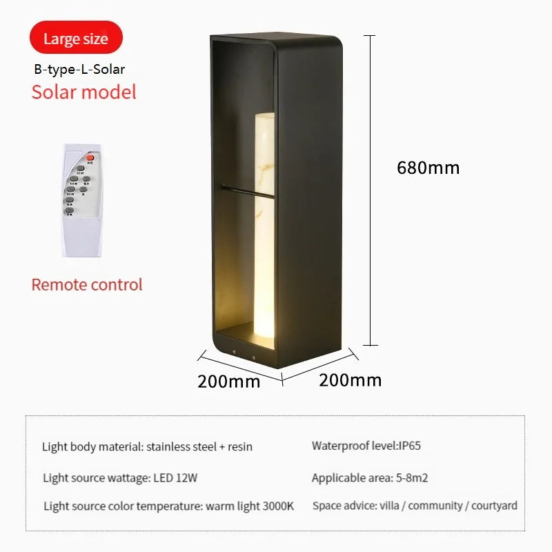 Modern Solcellsdriven LED-lampa – Kvalitetsbelysning