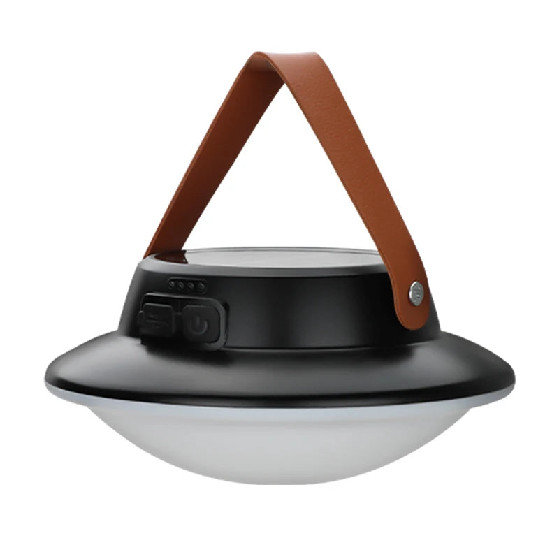 Solcellsdriven Campinglampa – 3 Ljuslägen