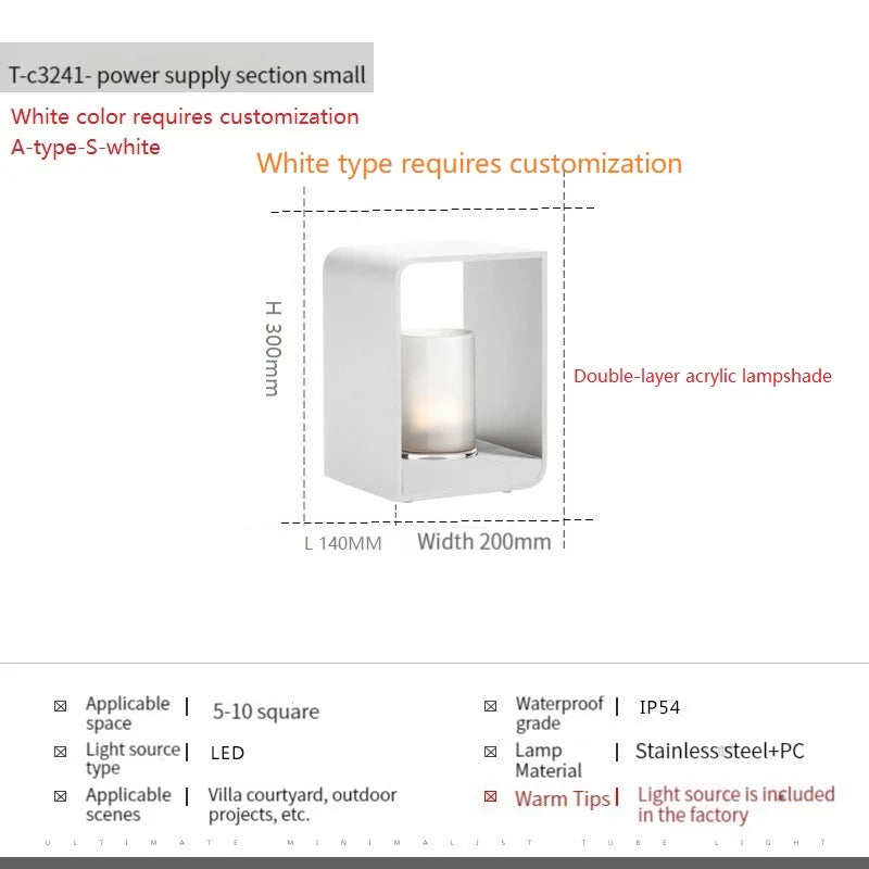 Modern Solcellsdriven LED-lampa – Kvalitetsbelysning