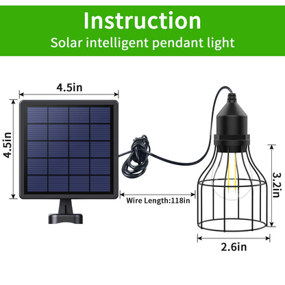 INTELAMP Solcellsdriven Bordslampa – Vattentät och Dimbar