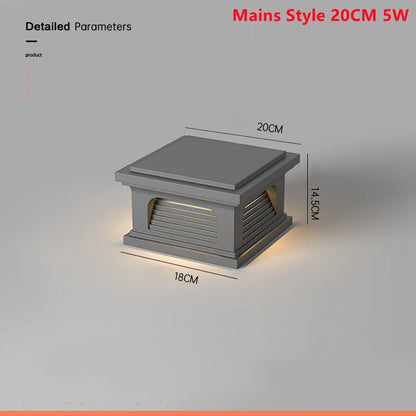 Solcellsdriven Vattentät LED-Lampa IP65 – Utomhusbelysning