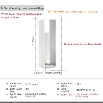 Modern Solcellsdriven LED-lampa – Kvalitetsbelysning