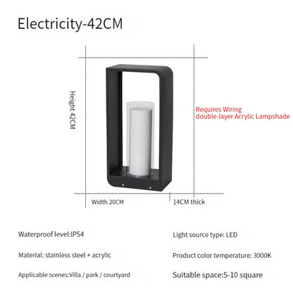 Modern Solcellsdriven LED-lampa – Kvalitetsbelysning